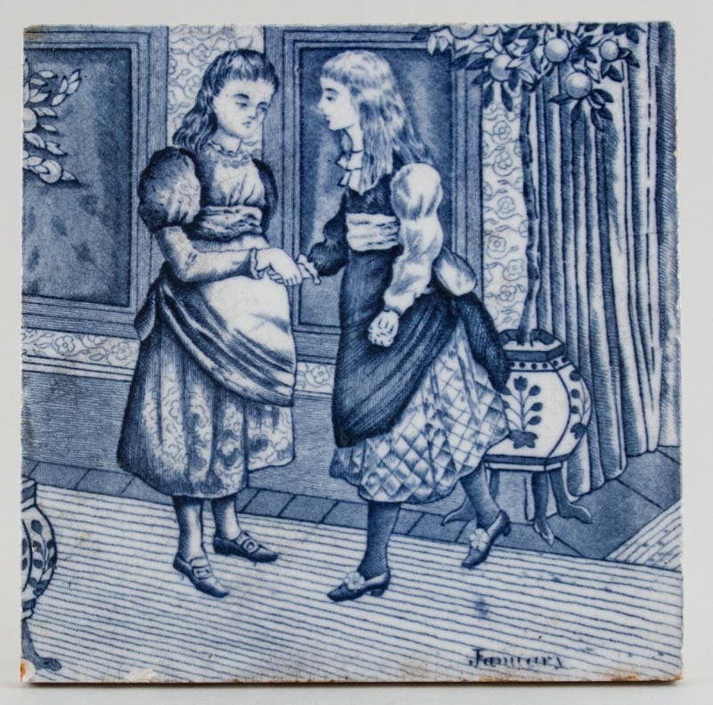 Tile January c1920s